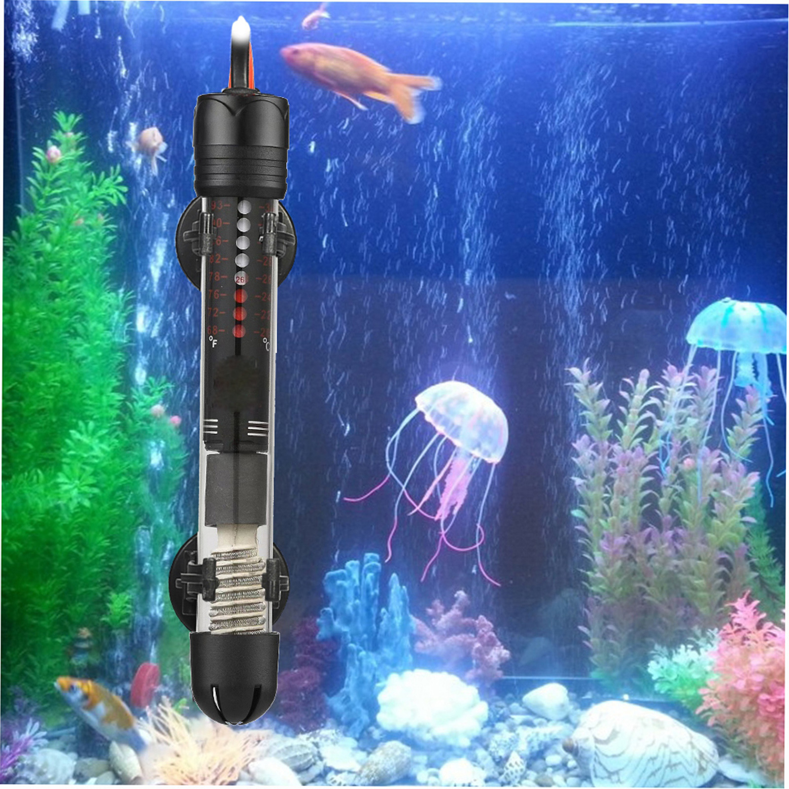 Aquarium Heater Submersible - Submersible Heater Heating Rod for Aquarium