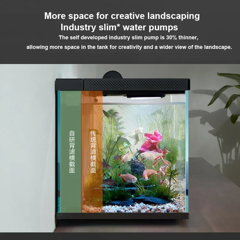 Xiaomi Mijia Smart Fish Tank W – обзор и цена Xiaomi Aquarium Fish Tank