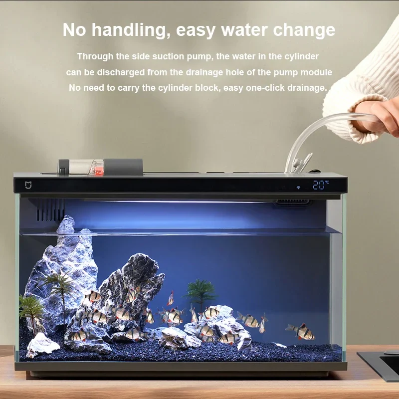 Xiaomi Mijia Smart Fish Tank W – обзор и цена Xiaomi Aquarium Fish Tank
