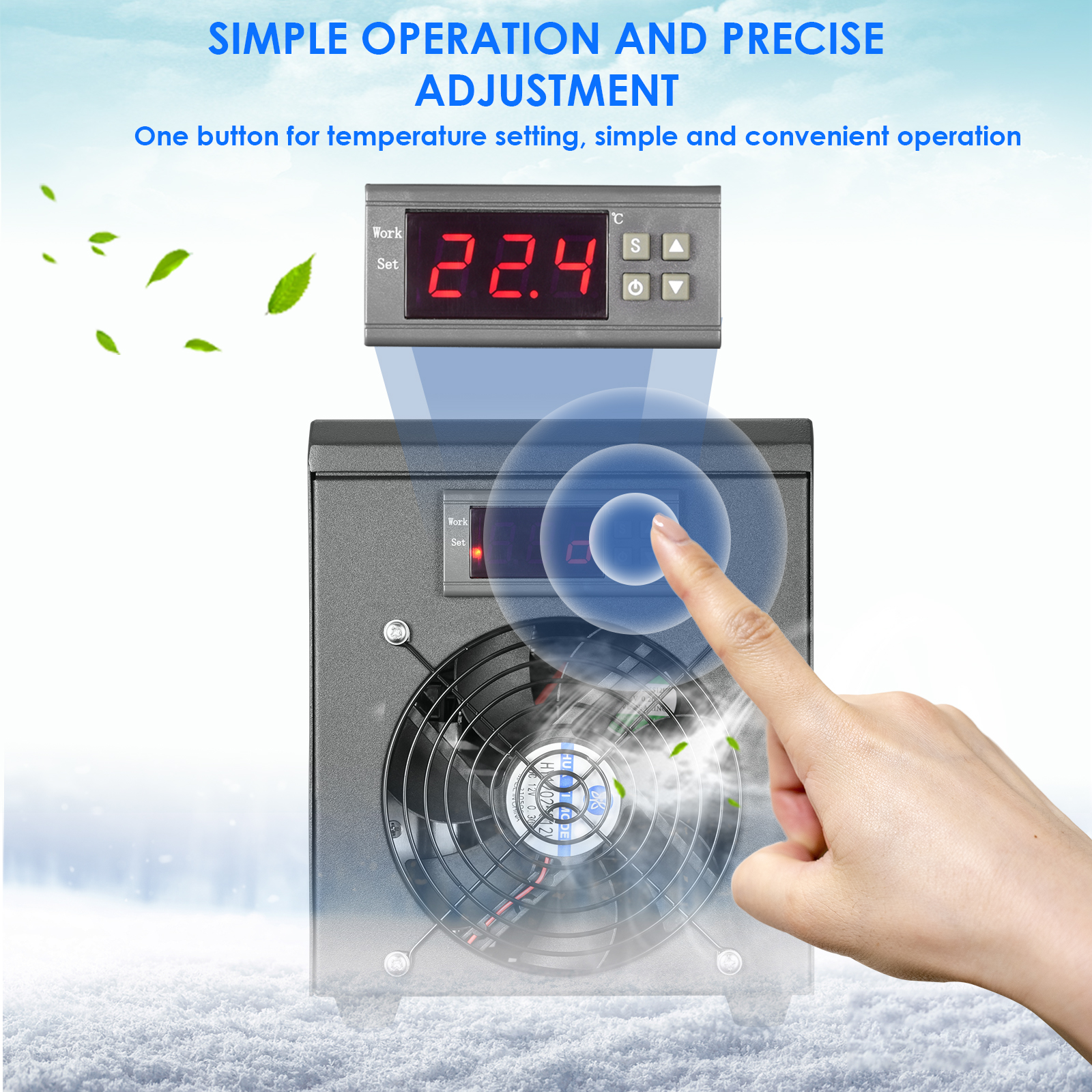 180W Aquarium Water Chiller 55 – обзор и цена Aquarium Heater Submersible