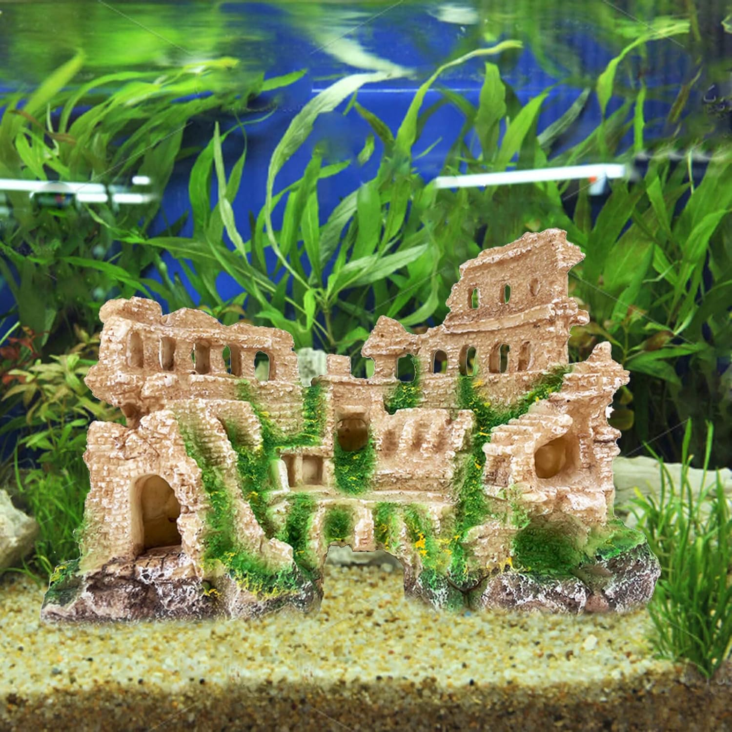 Antique Roman Column Ruin Aqua – обзор и цена Aquarium Fish Hideout