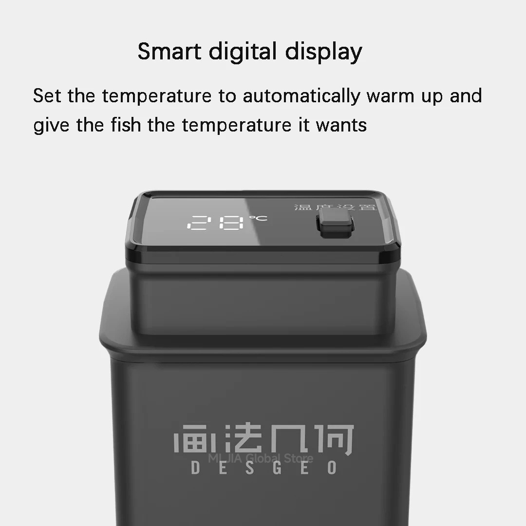 DESGEO 50W Smart Aquarium Heat – обзор и цена Xiaomi Aquarium Fish Tank