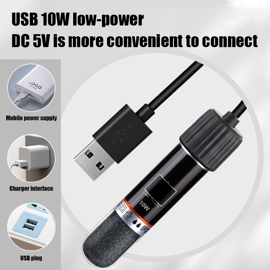 USB Mini Aquarium Heating rod  – обзор и цена Aquarium Heater Submersible