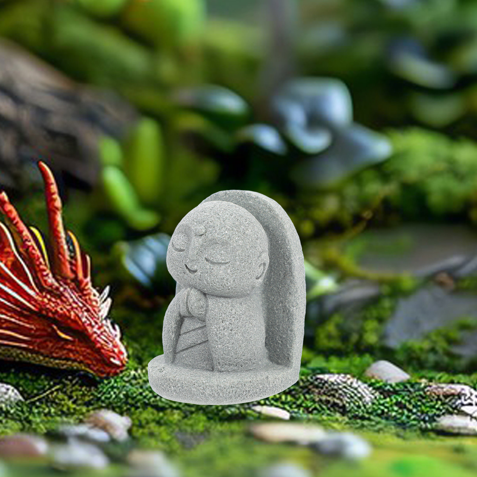 Miniature Japanese Jizo Buddha – обзор и цена Aquarium Fish Usa