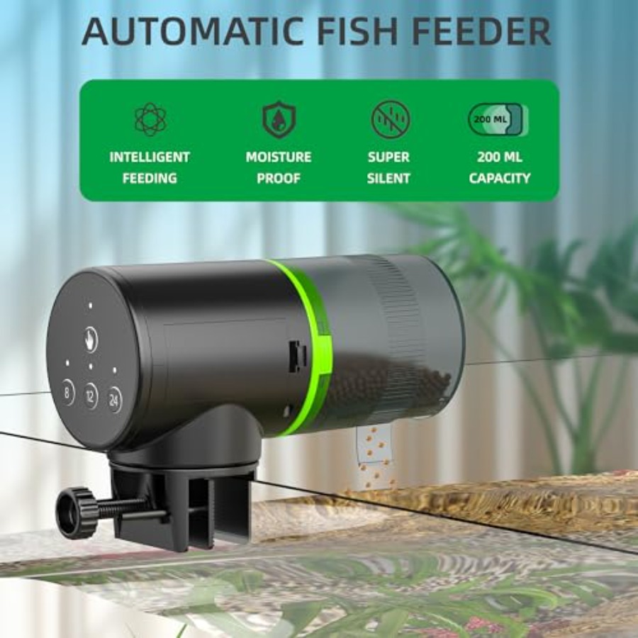 【Spot goods】Automatic Fish Fee – обзор и цена Aquarium Fish Usa