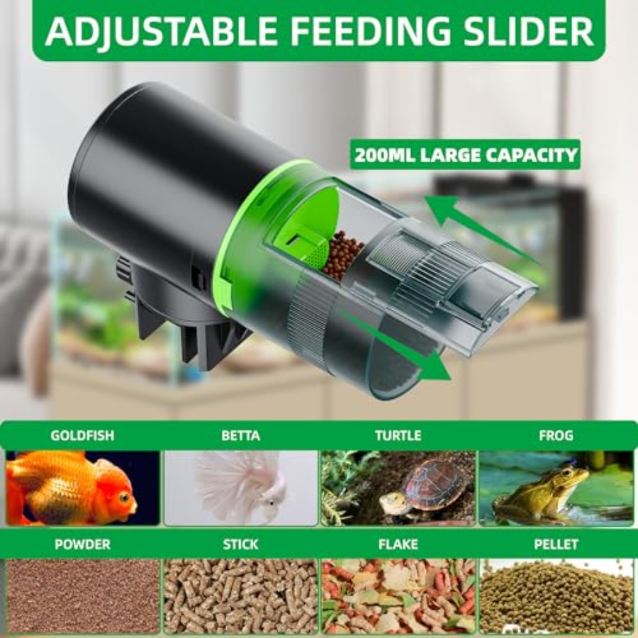 【Spot goods】Automatic Fish Fee – обзор и цена Aquarium Fish Usa