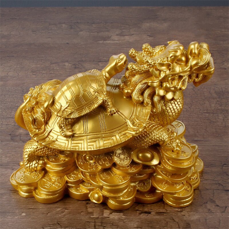 1 Resin Gold/bronze Feng Shui  – обзор и цена Aquarium Fish Dragon