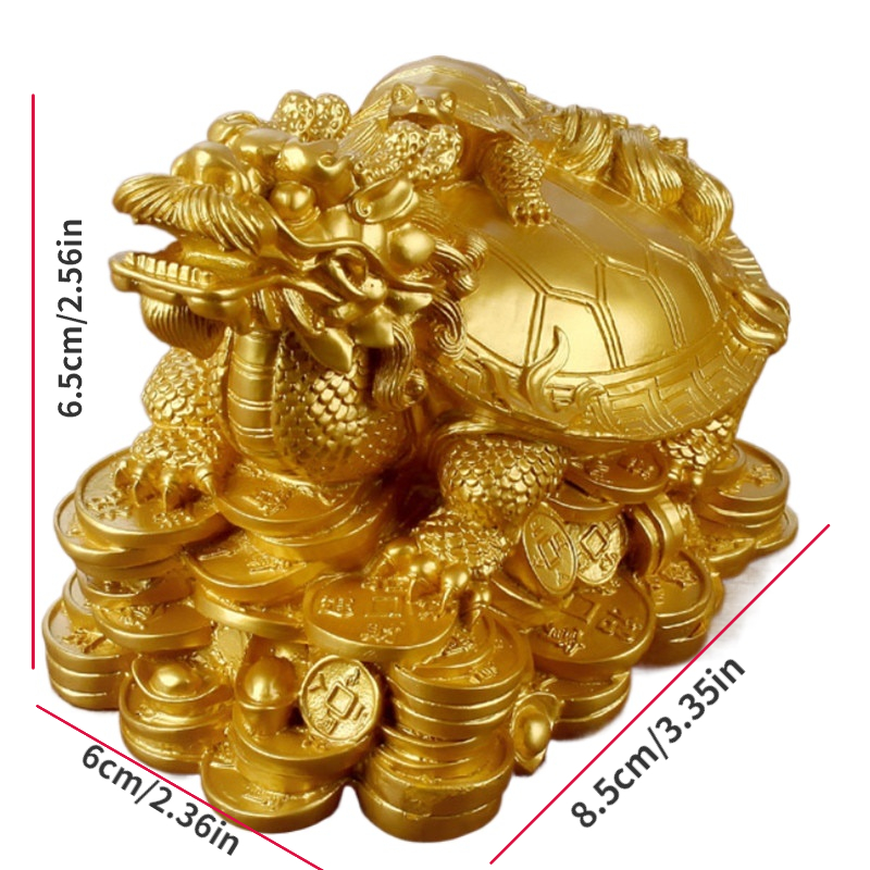 1 Resin Gold/bronze Feng Shui  – обзор и цена Aquarium Fish Dragon
