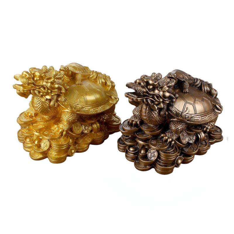 1 Resin Gold/bronze Feng Shui  – обзор и цена Aquarium Fish Dragon