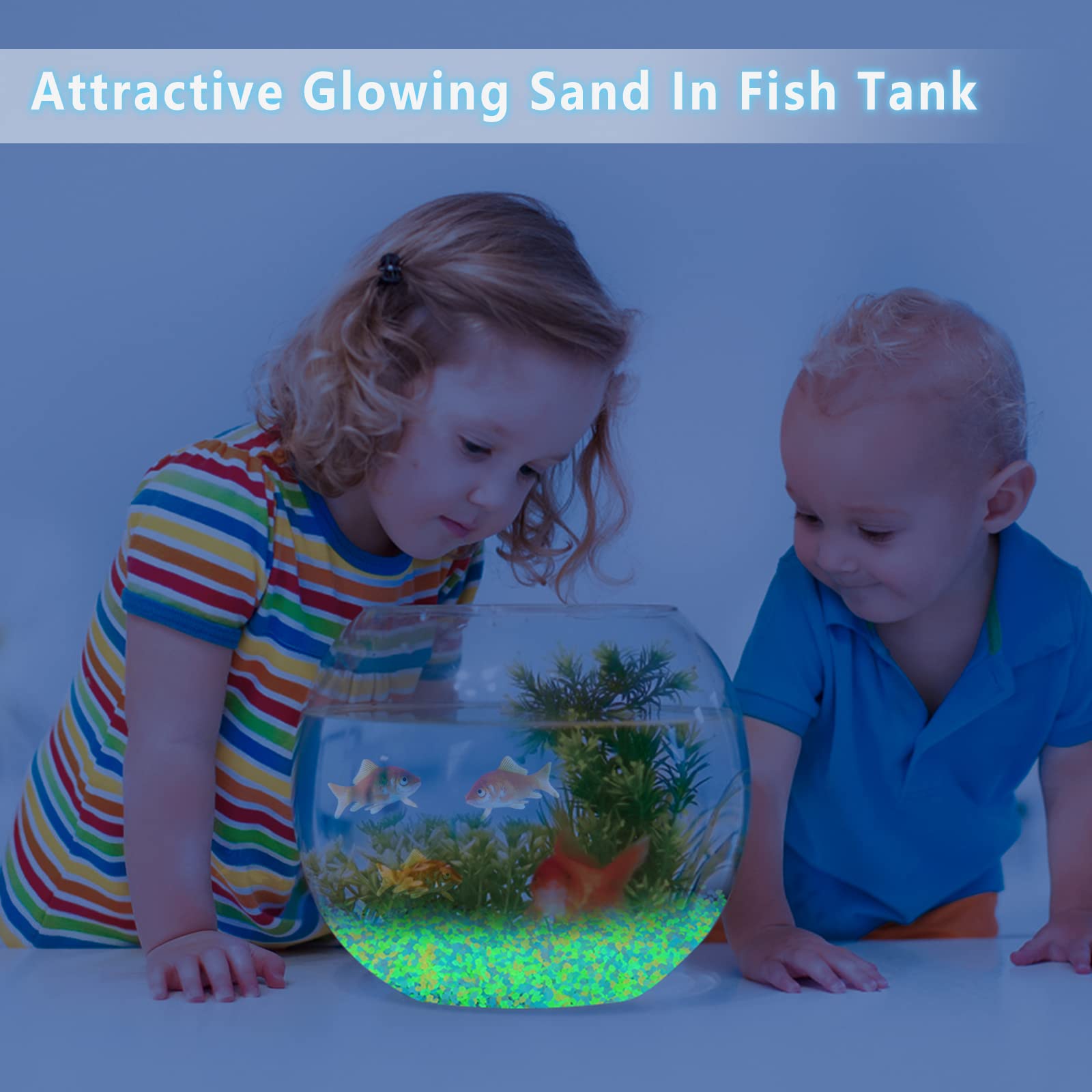 1000Pcs Luminous Sand Glow In  – обзор и цена Aquarium Fish House