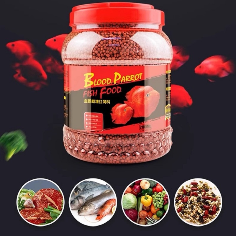 Blood Parrot Fish Pellet Feed  – обзор и цена Aquarium Fish Parrot