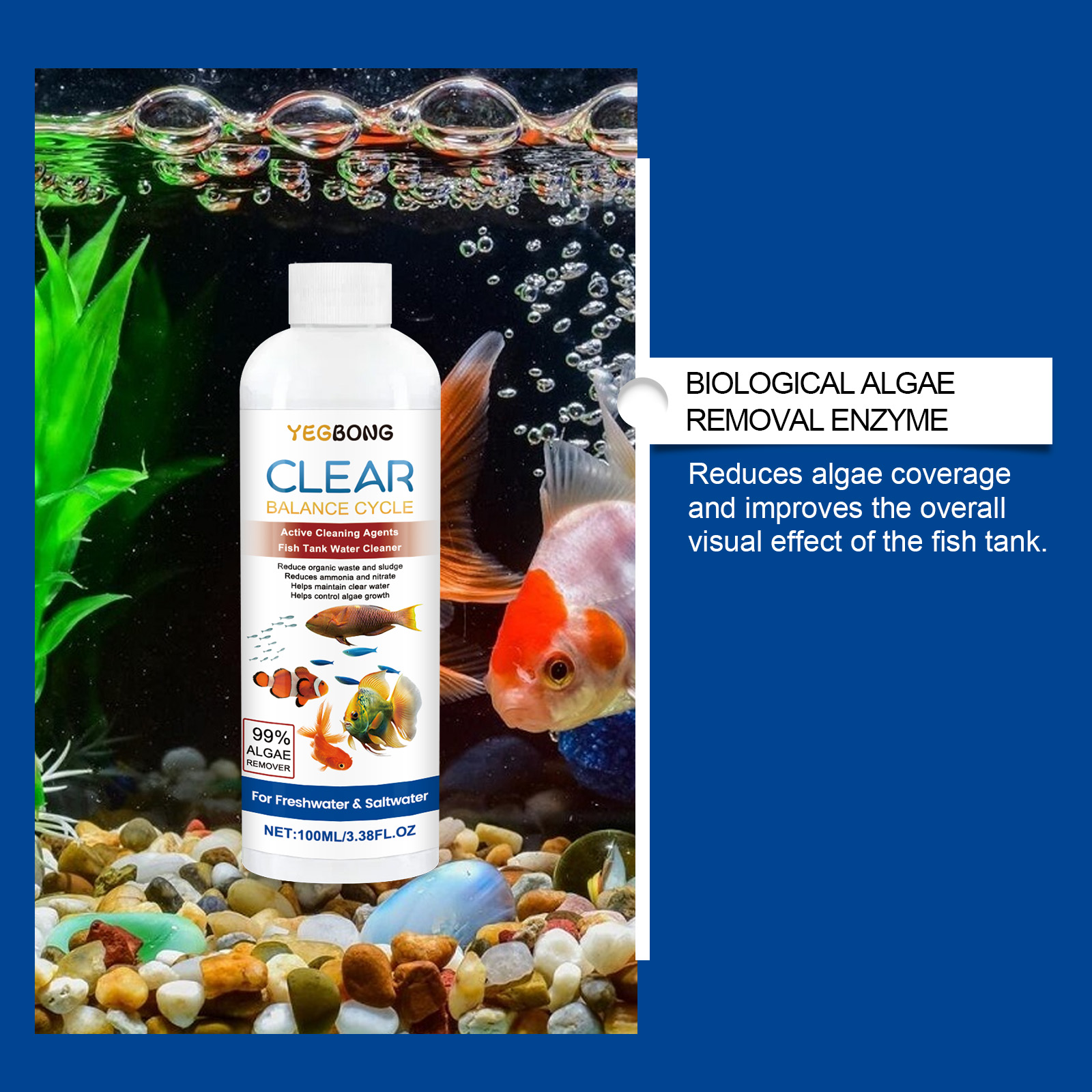 Aquarium Water Clarifier 100ml – обзор и цена Aquarium Fish Breeding