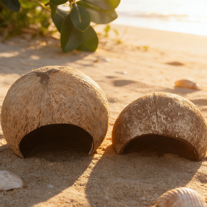 Coconut Hut Decor for Aquarium – обзор и цена Aquarium Fish Hideout