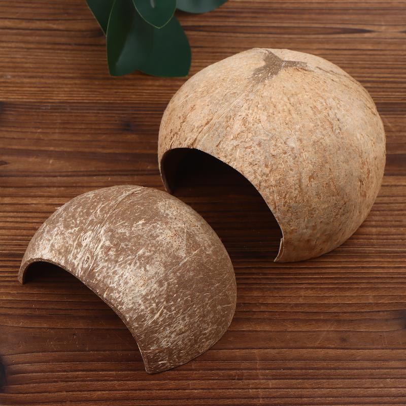 Coconut Hut Decor for Aquarium – обзор и цена Aquarium Fish Hideout