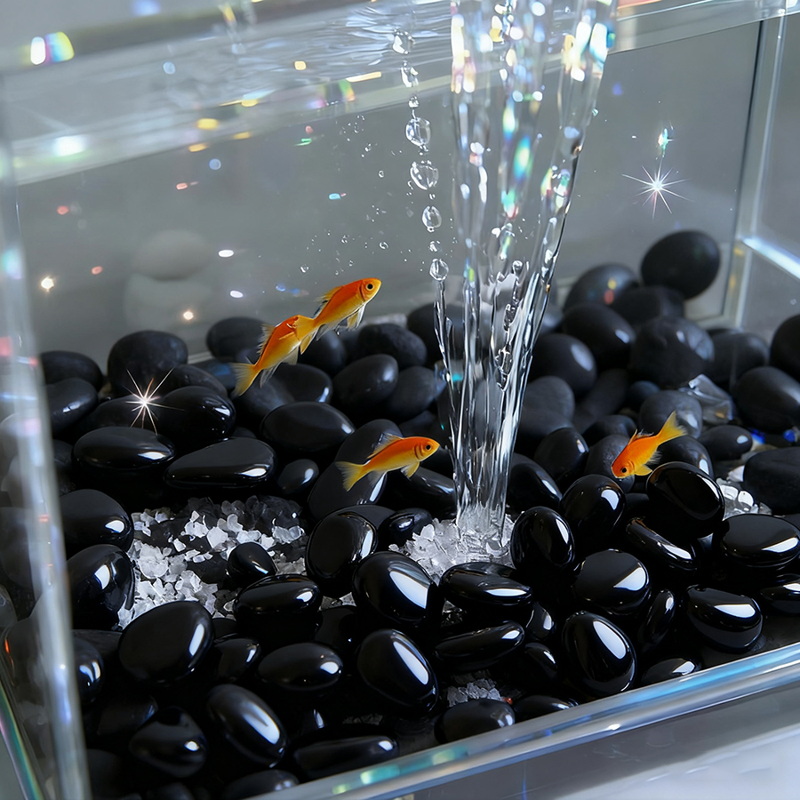 200g Black High Polished Natur – обзор и цена Aquarium Fish House
