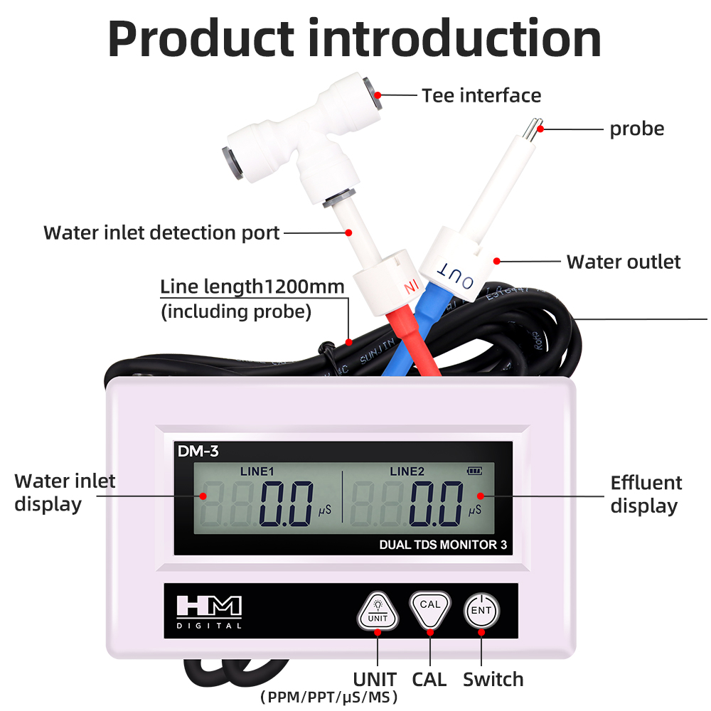 HM DM3 Online TDS EC Water Qua – обзор и цена Aquarium Fish Usa