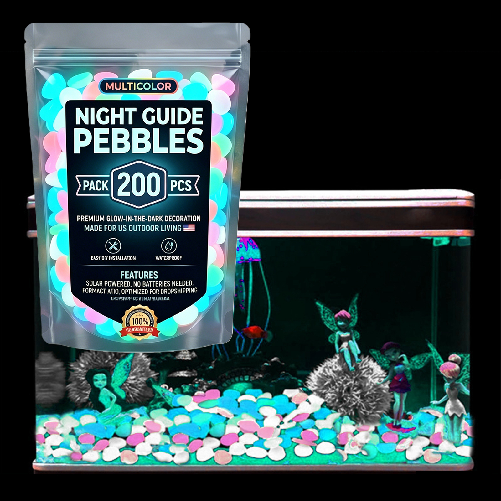 200/400/600/1000pcs Glow In Th – обзор и цена Fish Aquarium Guide