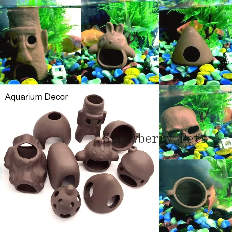 Ceramic Aquarium Decoration Fi – обзор и цена Aquarium Fish Hideout
