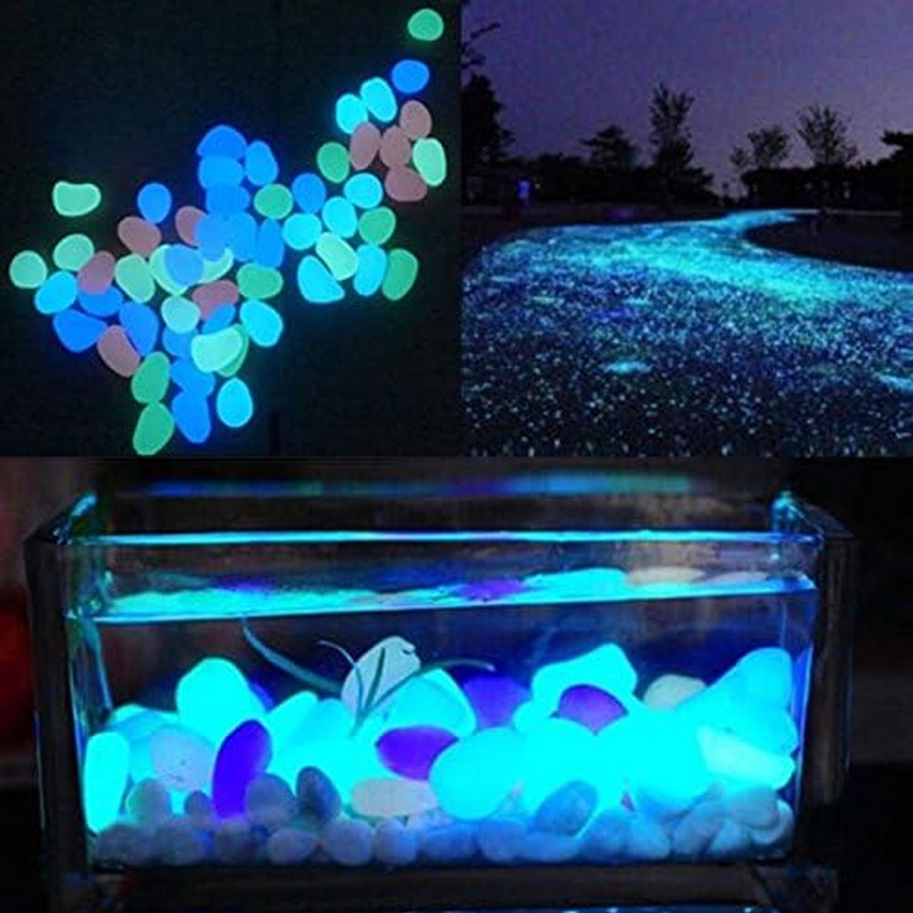 Fish Tank Rocks Glow Blue Pebb – обзор и цена Aquarium Fish House