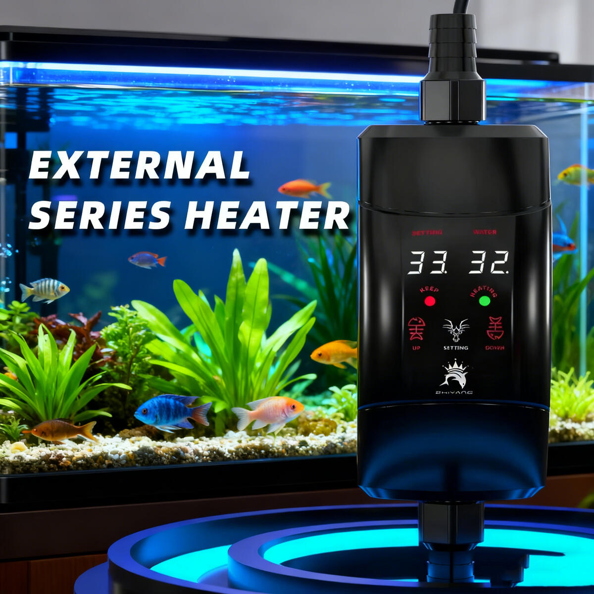 External Aquarium Heating Rod  – обзор и цена Aquarium Heater Submersible