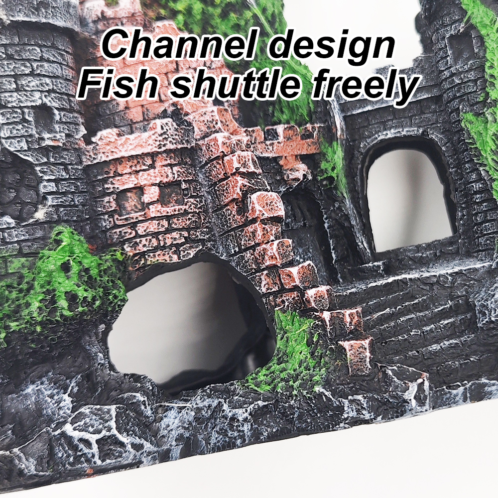 Random Color Creative Castle S – обзор и цена Aquarium Fish Breeding