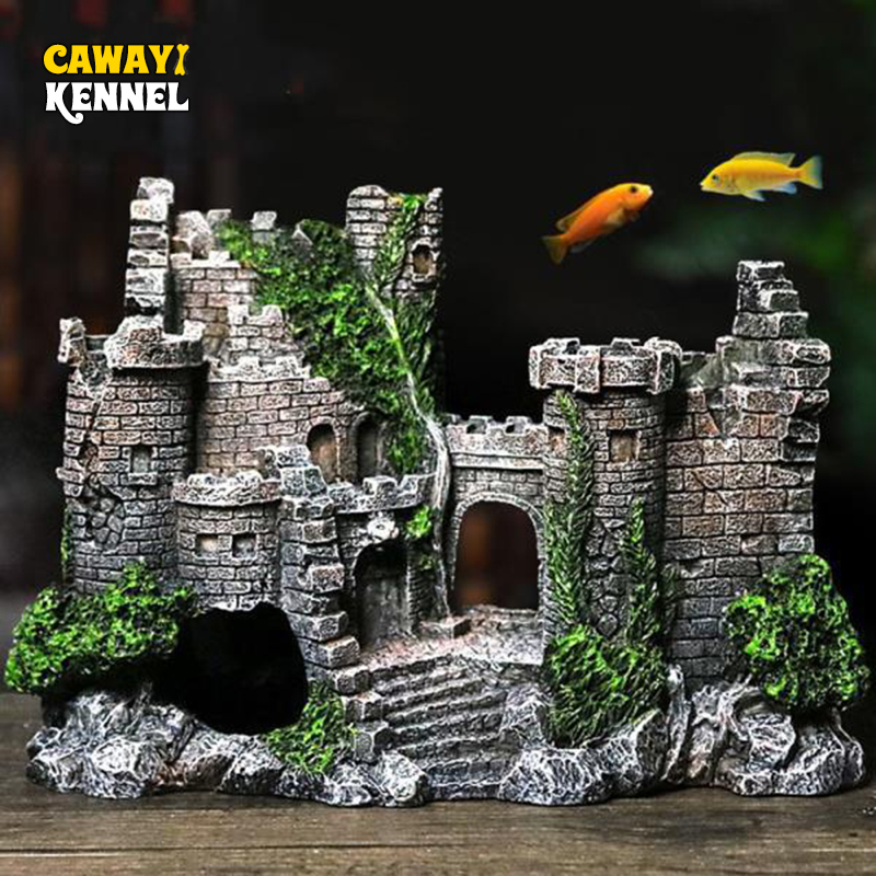 Random Color Creative Castle S – обзор и цена Aquarium Fish Breeding