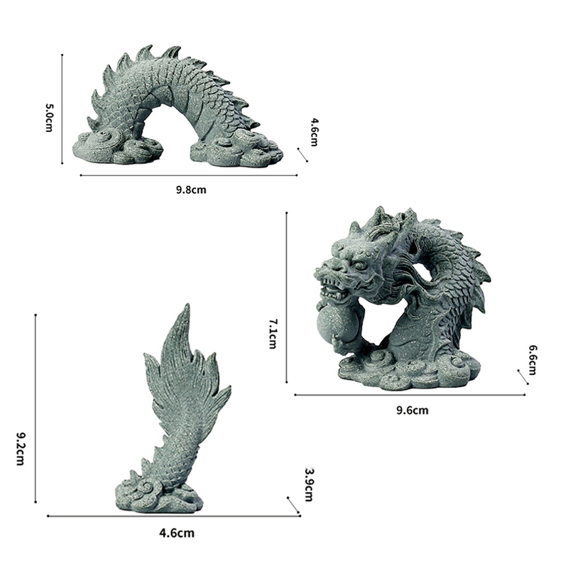 1Set Chinese Style Stone Drago – обзор и цена Aquarium Fish Dragon