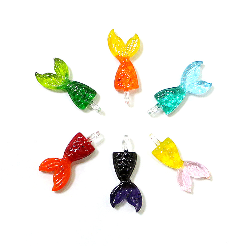 2pcs Glass Fish Tail Charms Cu – обзор и цена Aquarium Fish And Supplies