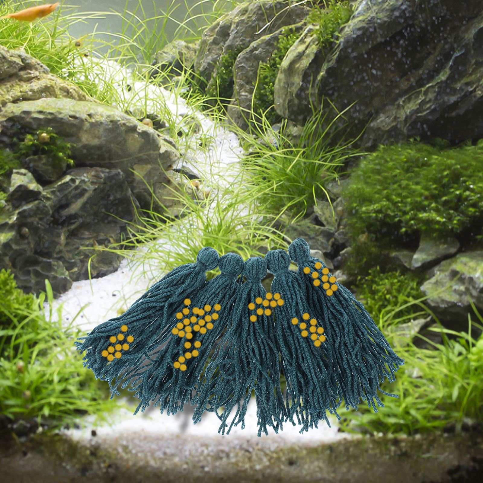 5Pcs Hatchery Spawning Mop Spa – обзор и цена Aquarium Fish Hideout