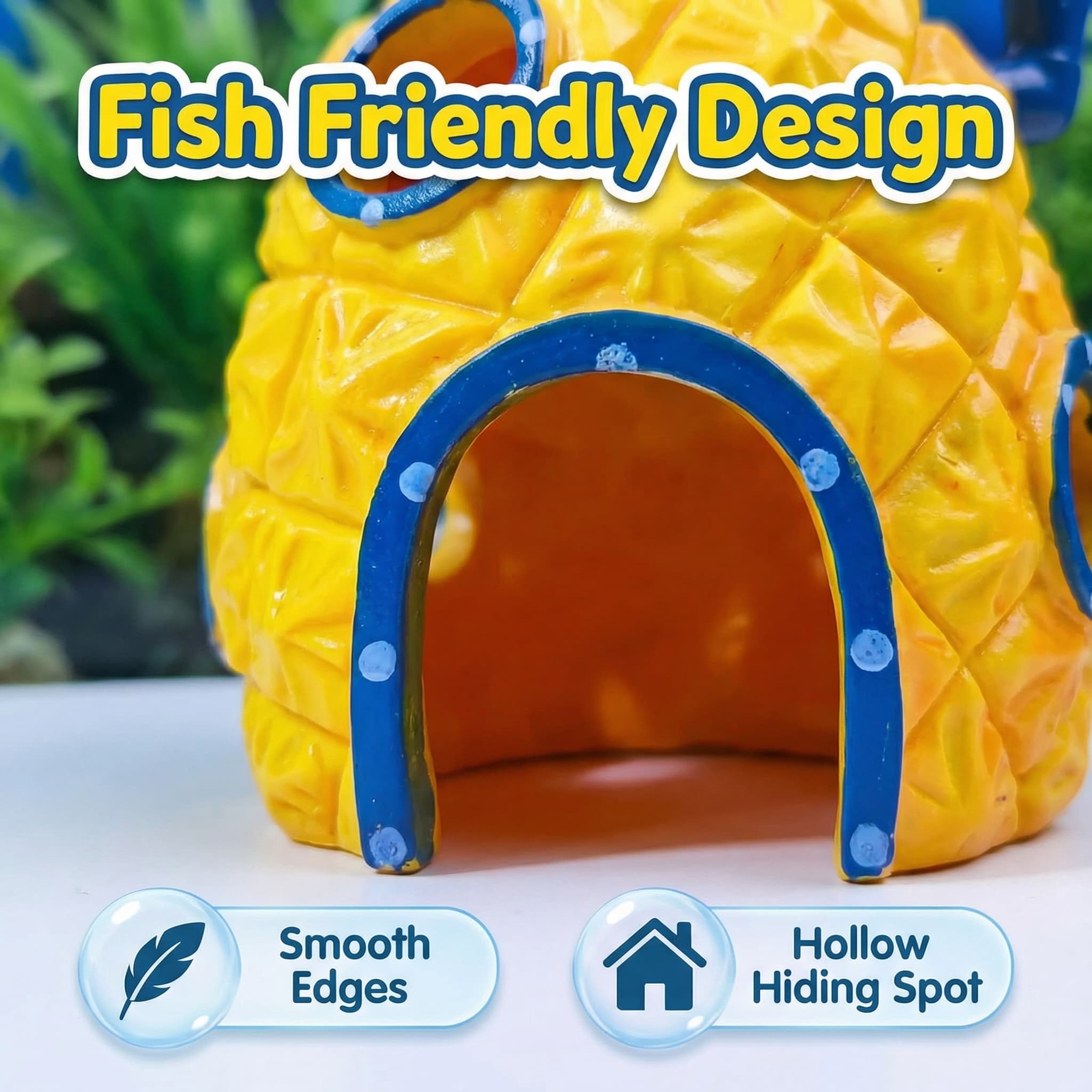 Pineapple House Aquarium Decor – обзор и цена Aquarium Fish Hideout