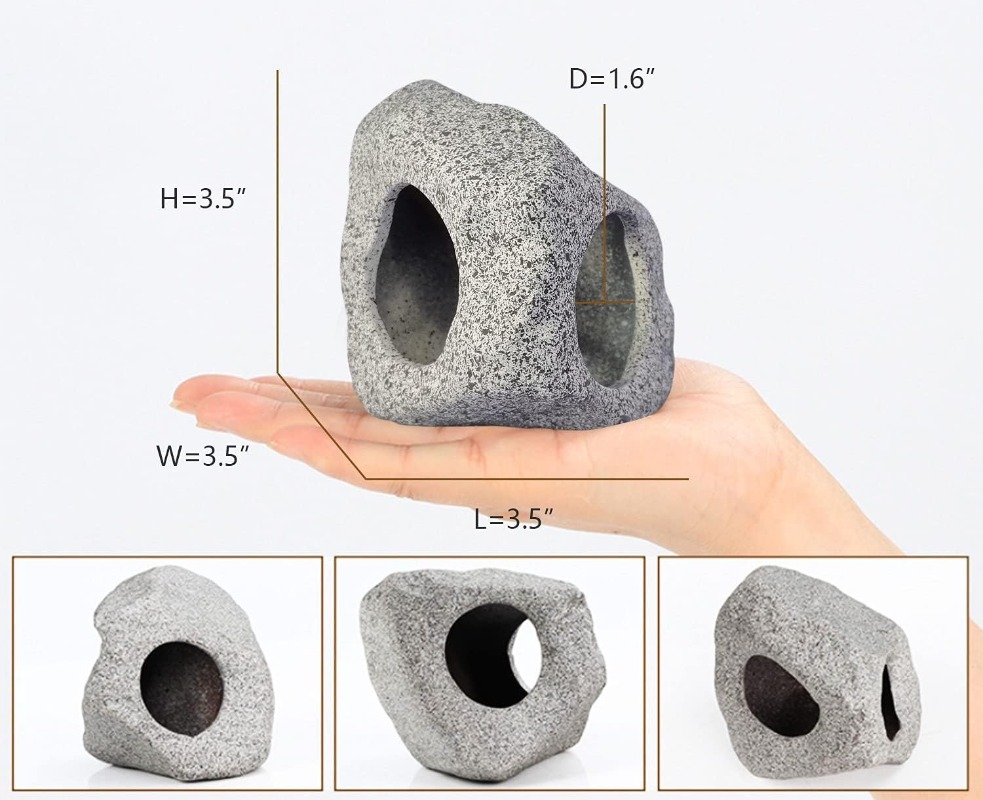Fish Tank Cave Stone Landscapi – обзор и цена Aquarium Fish Hideout