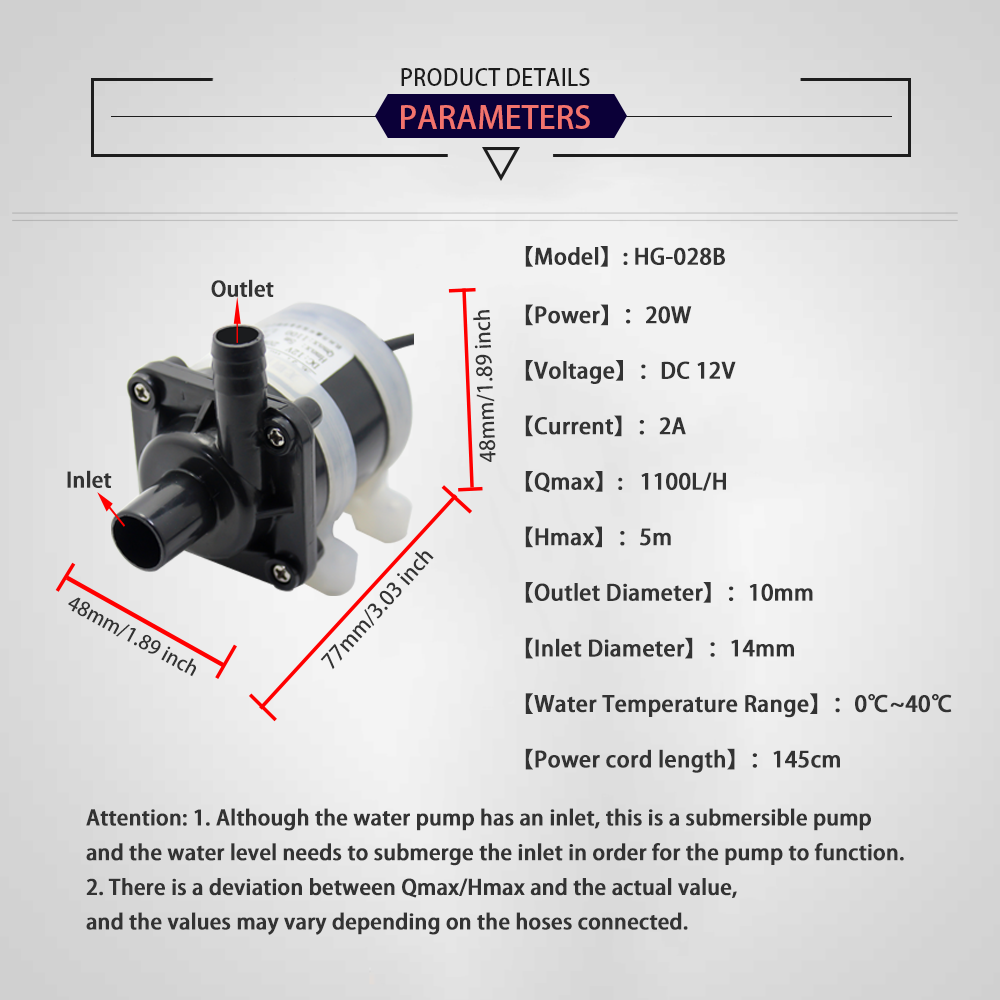 12V DC Brushless Small Submers – обзор и цена Aquarium Fish Breeding