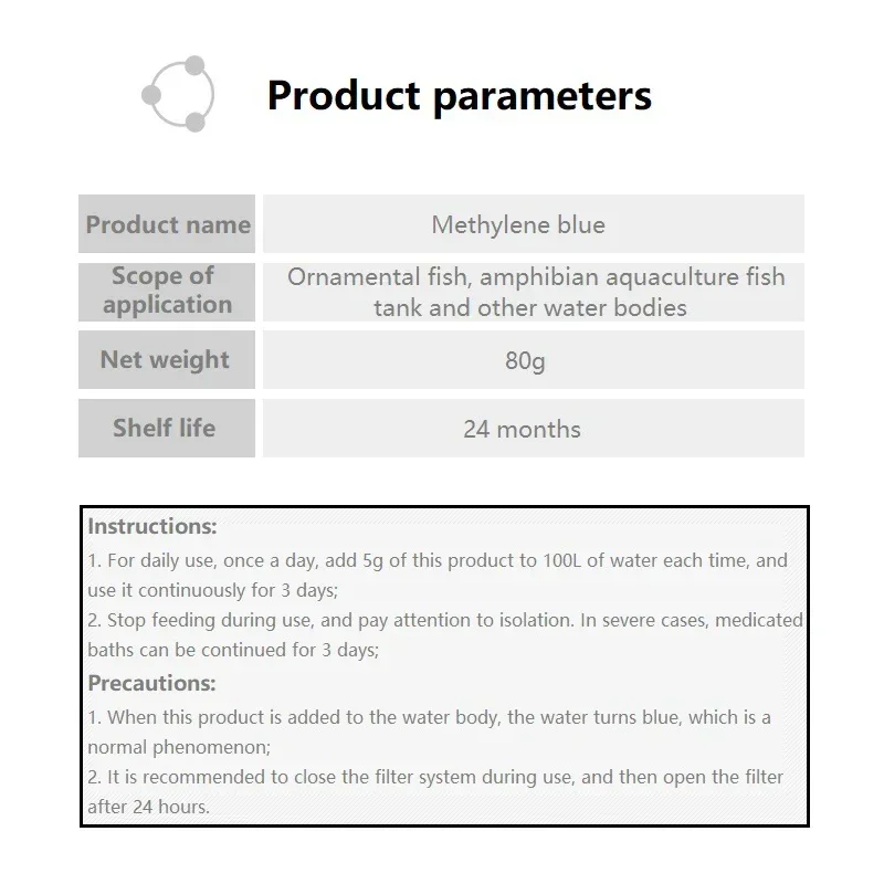 Methylene Blue Ornamental Fish – обзор и цена Aquarium Fish Parrot