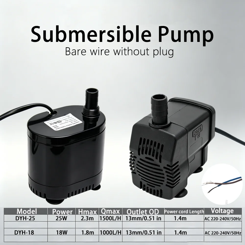 1PC Submersible Pump with Bare – обзор и цена Aquarium Heater Submersible